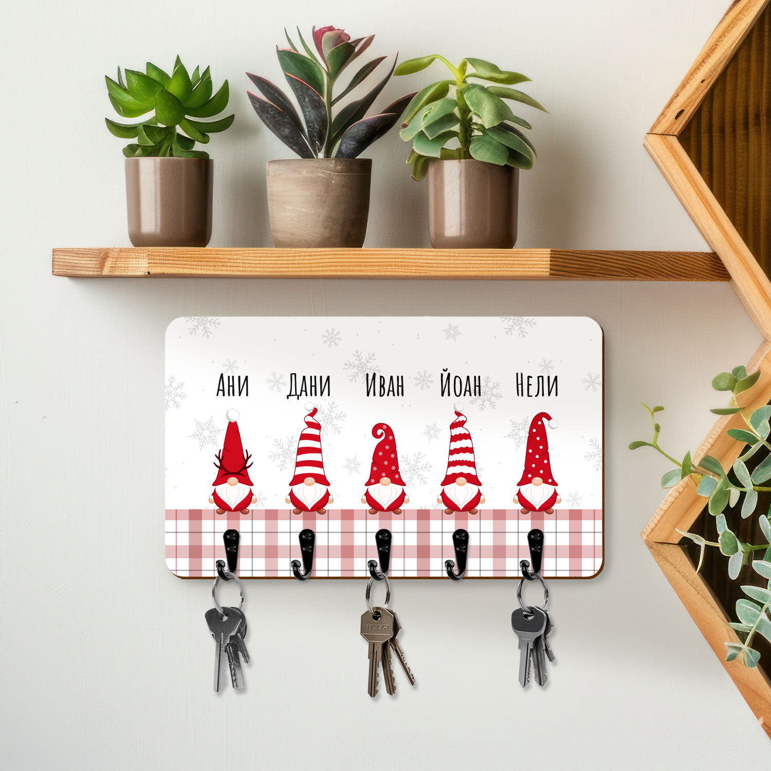 Персонализирана закачалка за ключове