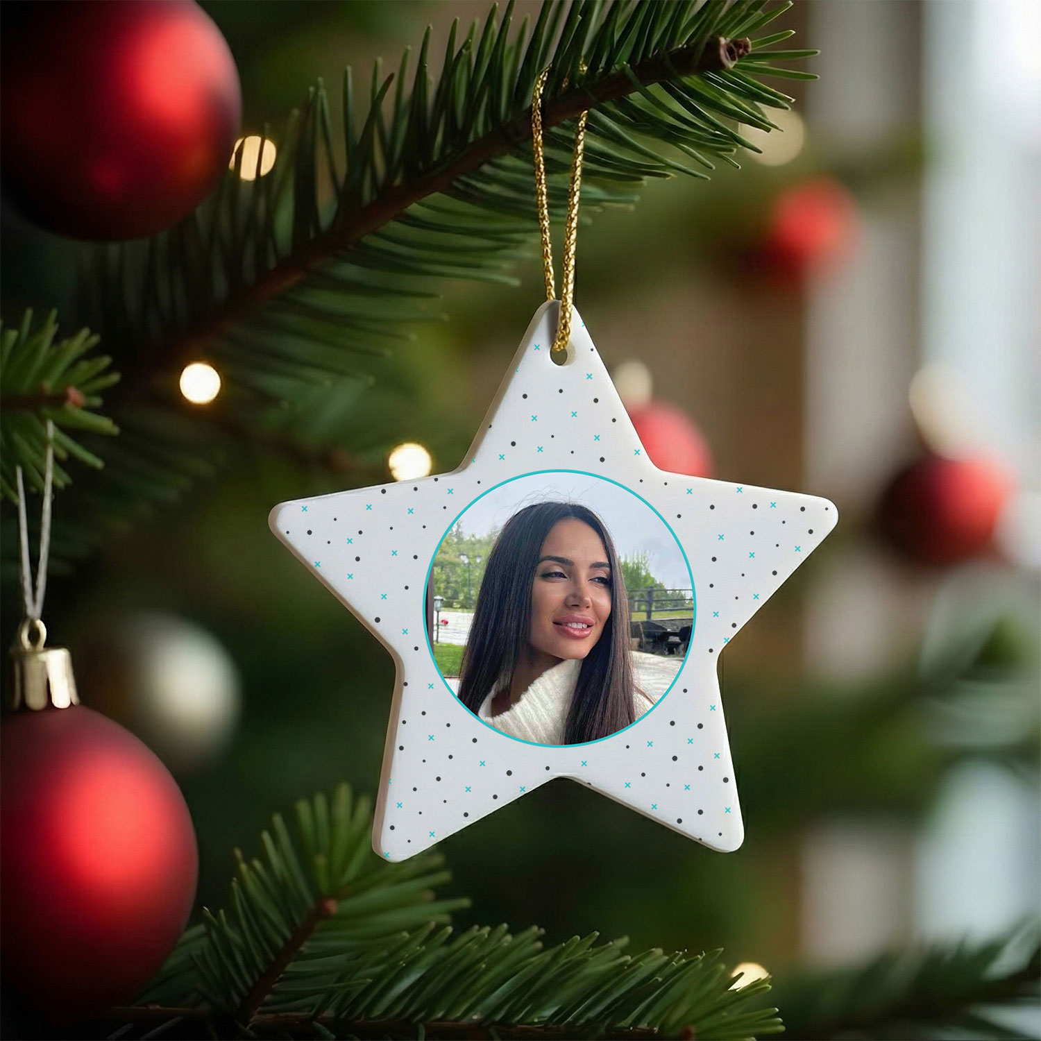 Персонализирана коледна играчка PVC вариант