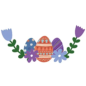 Плюшен Заек /Честит Великден!/ с Надпис — изглед 3