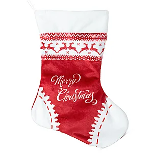 Коледен чорап Merry Christmas с Надпис — изглед 3